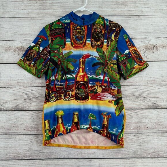 Sugoi Pirate Brew Surf Dog Lager Cycling Jersey‎ Adult Size Large Multicolor - Picture 1 of 11